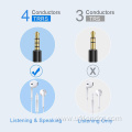 Speaker micro audio cable aux metal cable